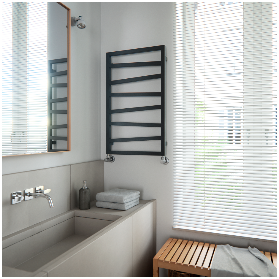 Полотенцесушитель над раковиной