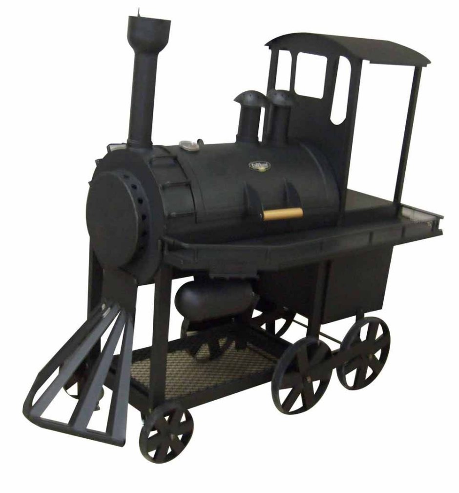 Мангал паровоз из газового баллона