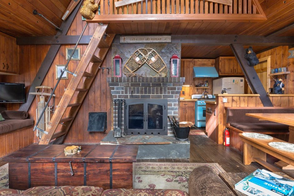 Дом шалаш a-frame планировка