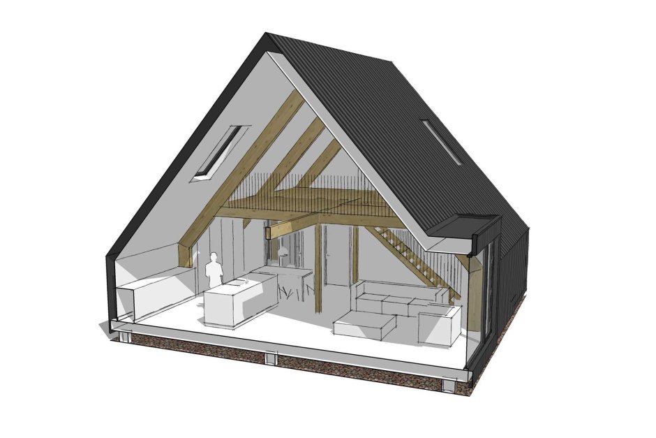 Барнхаус проекты планировки