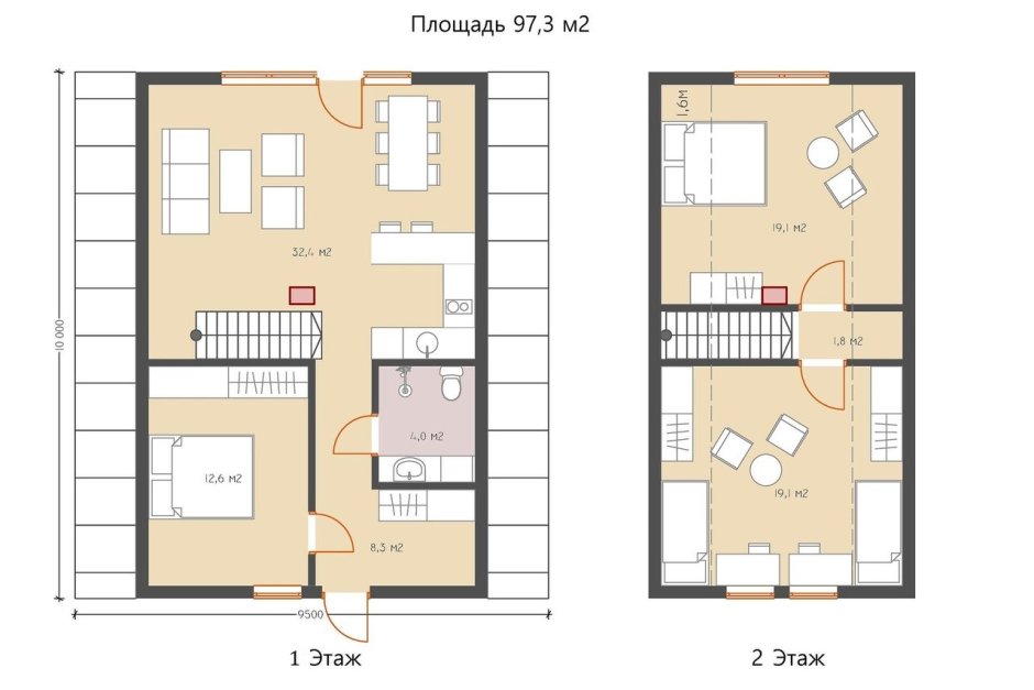 Sanders Modern House Jordache k планировка