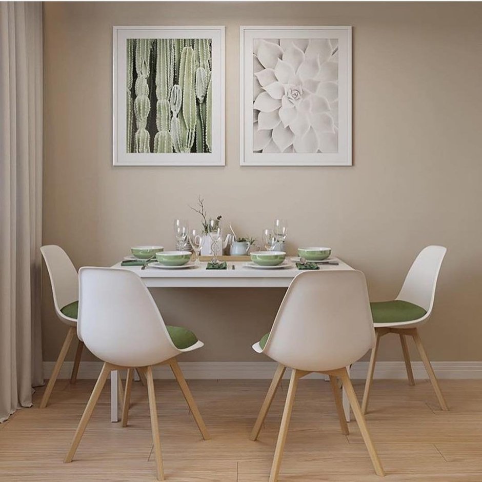 Светлые тона стен