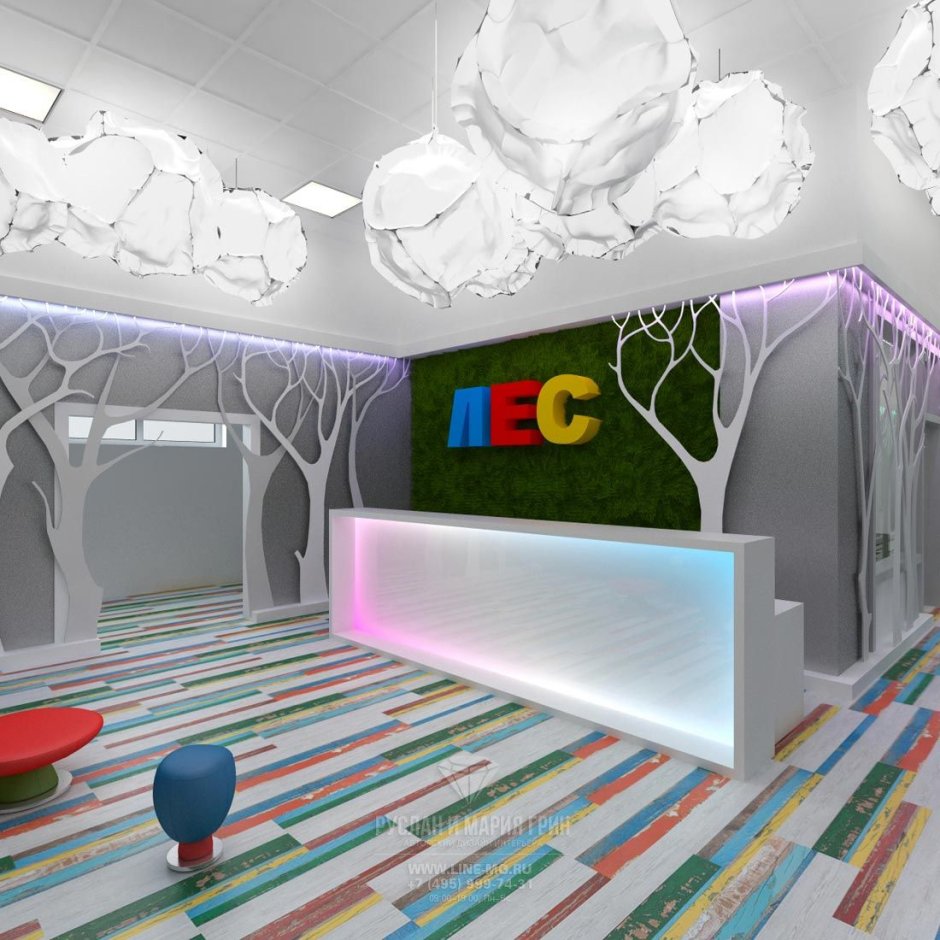 Интерьер детского развивающего центра