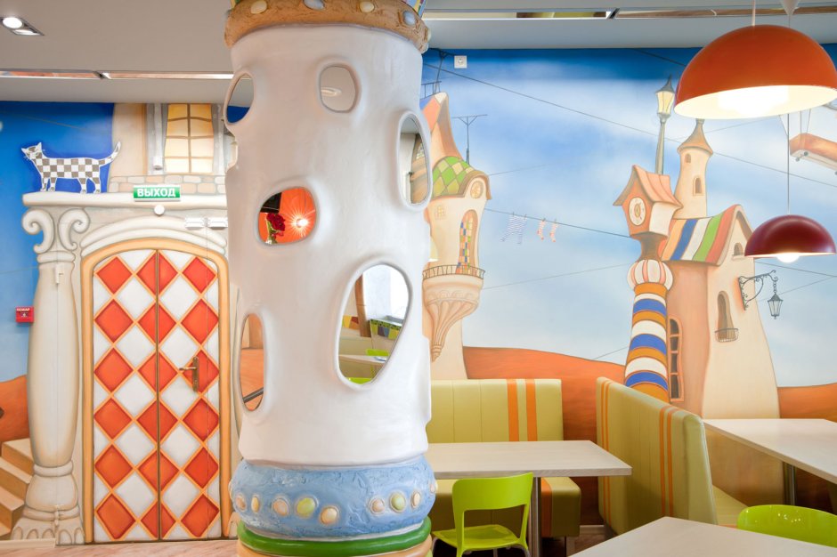 Детский развлекательный центр интерьер