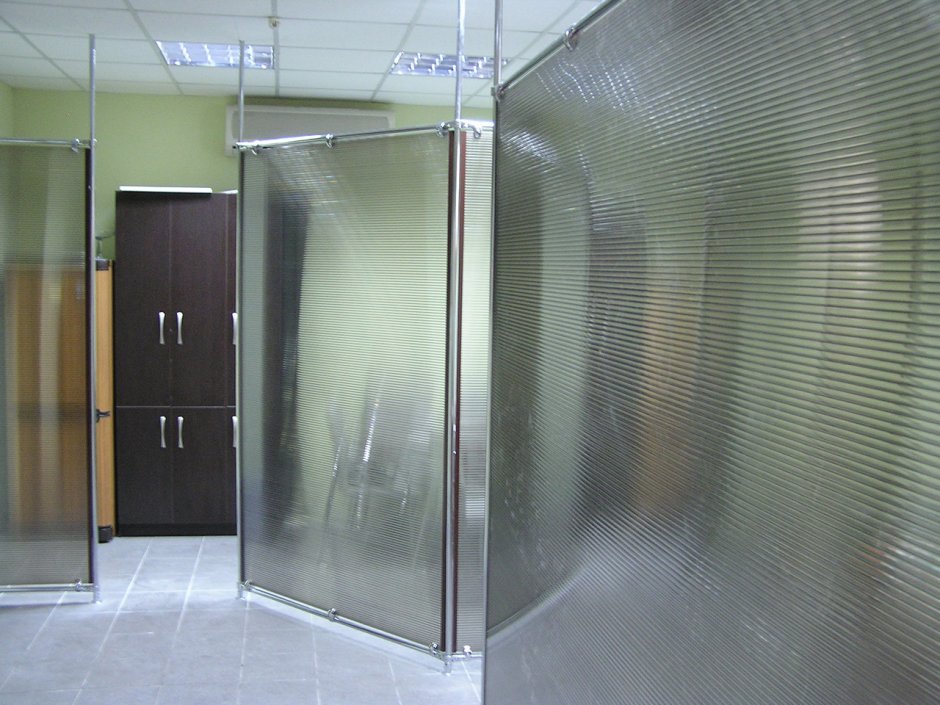 Офисные перегородки из поликарбоната