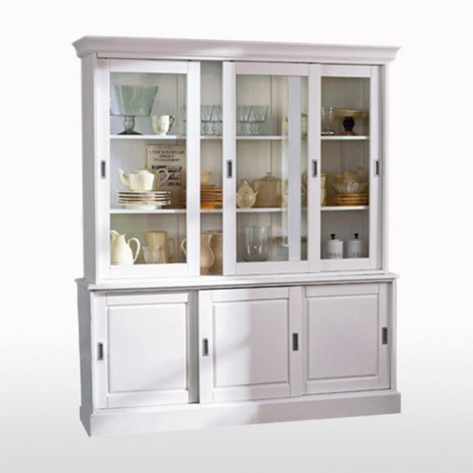 Шкаф купе с сервантом для посуды