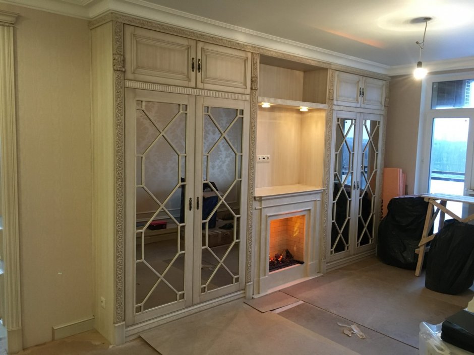 Встроенный шкаф купе классика