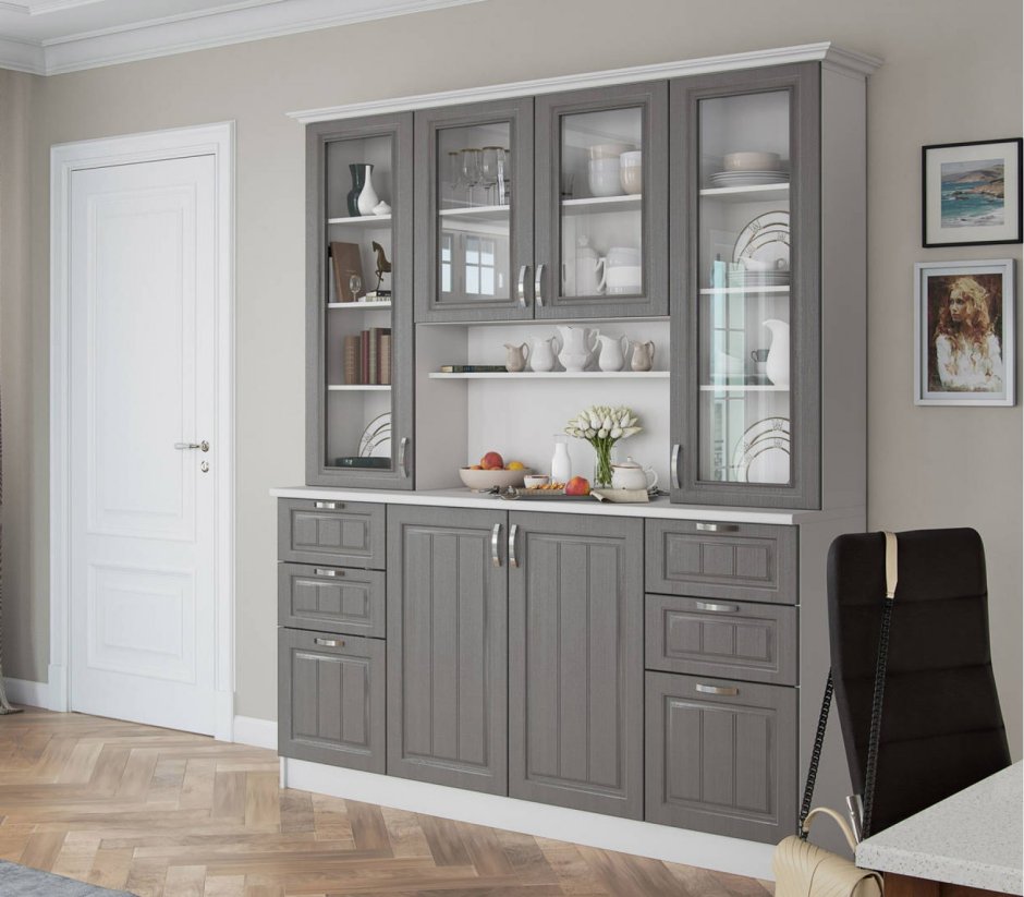 Встроенный буфет в нишу