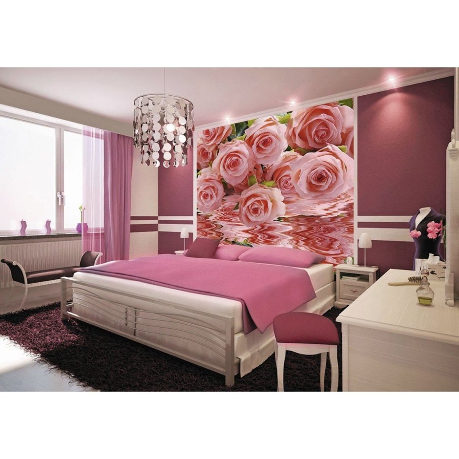 Розовая спальня