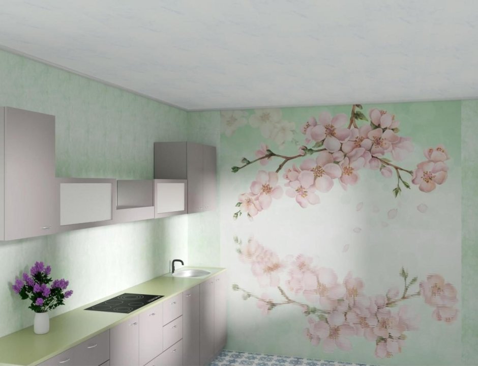 Панели ПВХ для кухни на стену