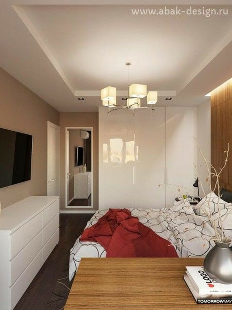 Планировка спальни п 44