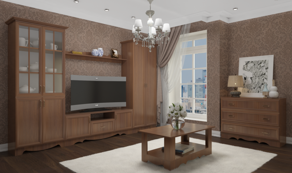 Кухня капучино мокко глянец