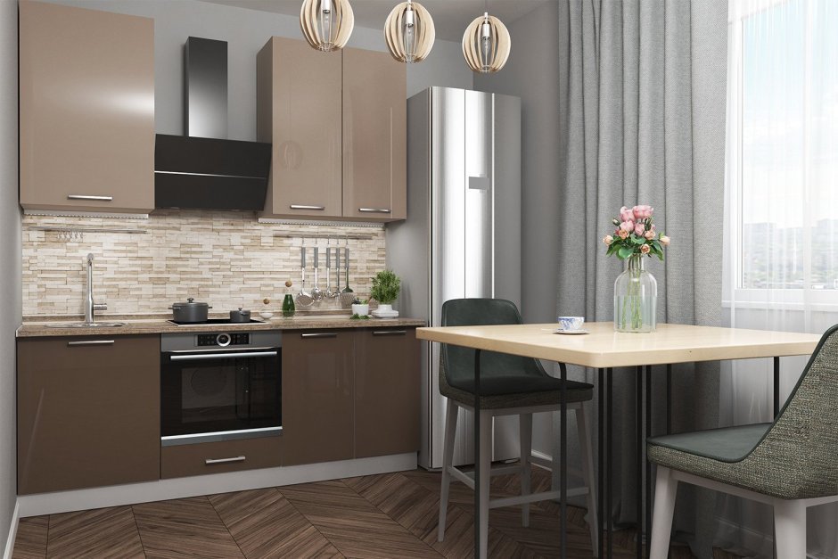 Кухни Зов капучино глянец