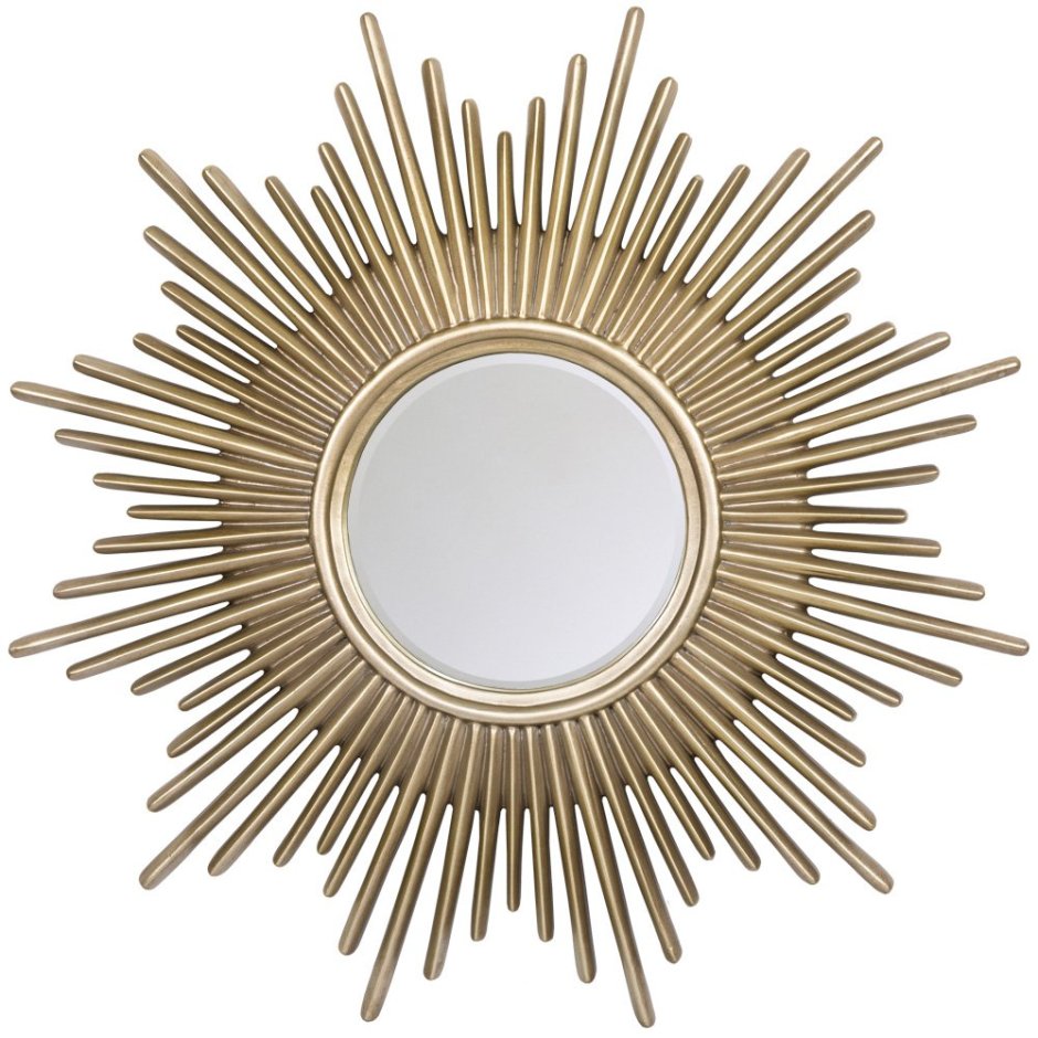 Круглое зеркало солнце