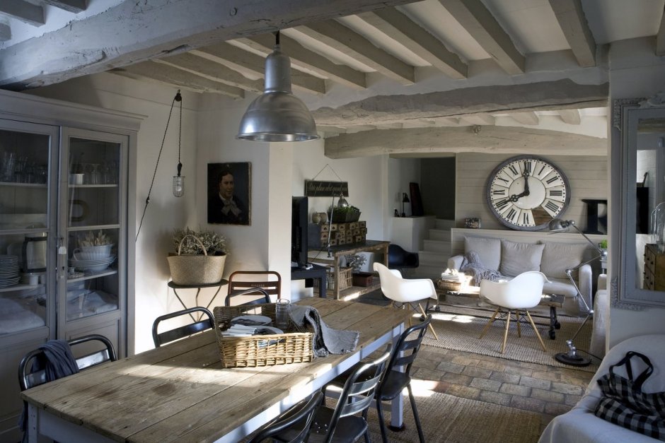 Стиль обшарпе в интерьере