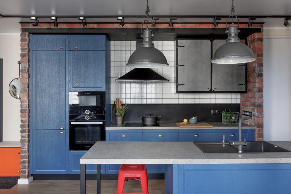 Вытяжка в стиле Индастриал