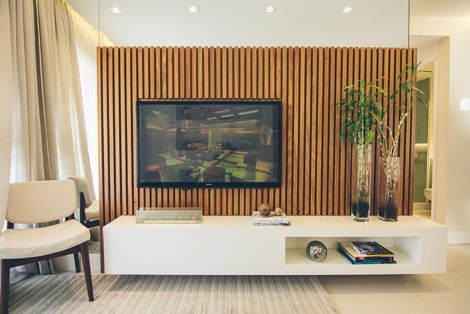 Телевизор в интерьере лофт