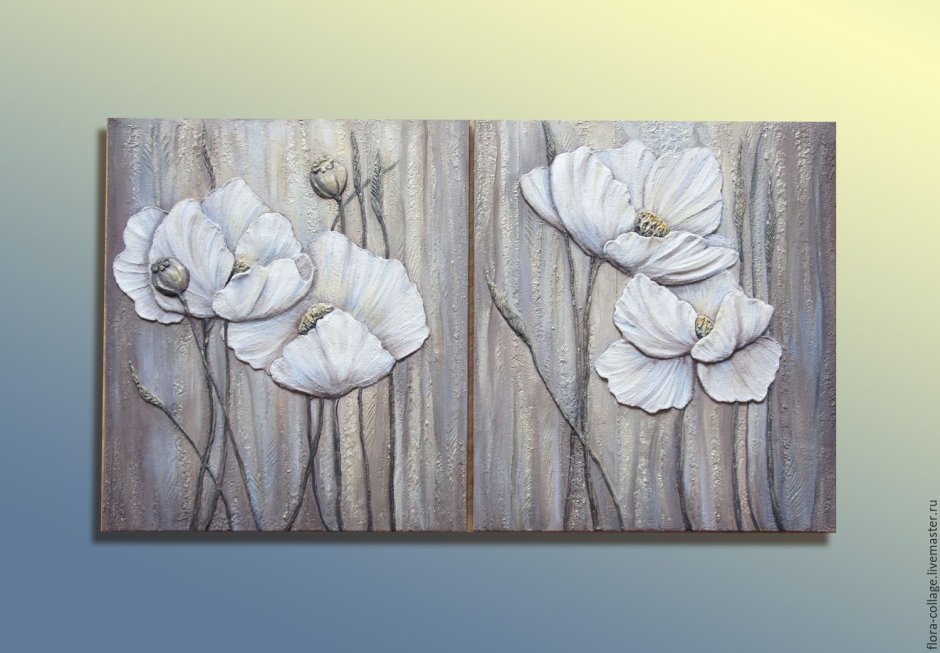 Постеры цветов на стену черно белые Лотосы