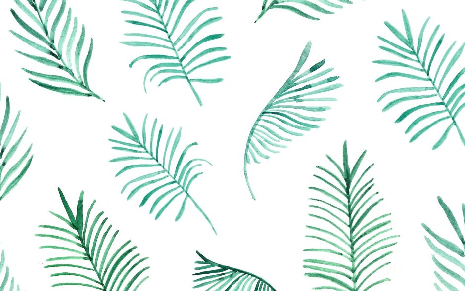Паттерны пальмовый лист