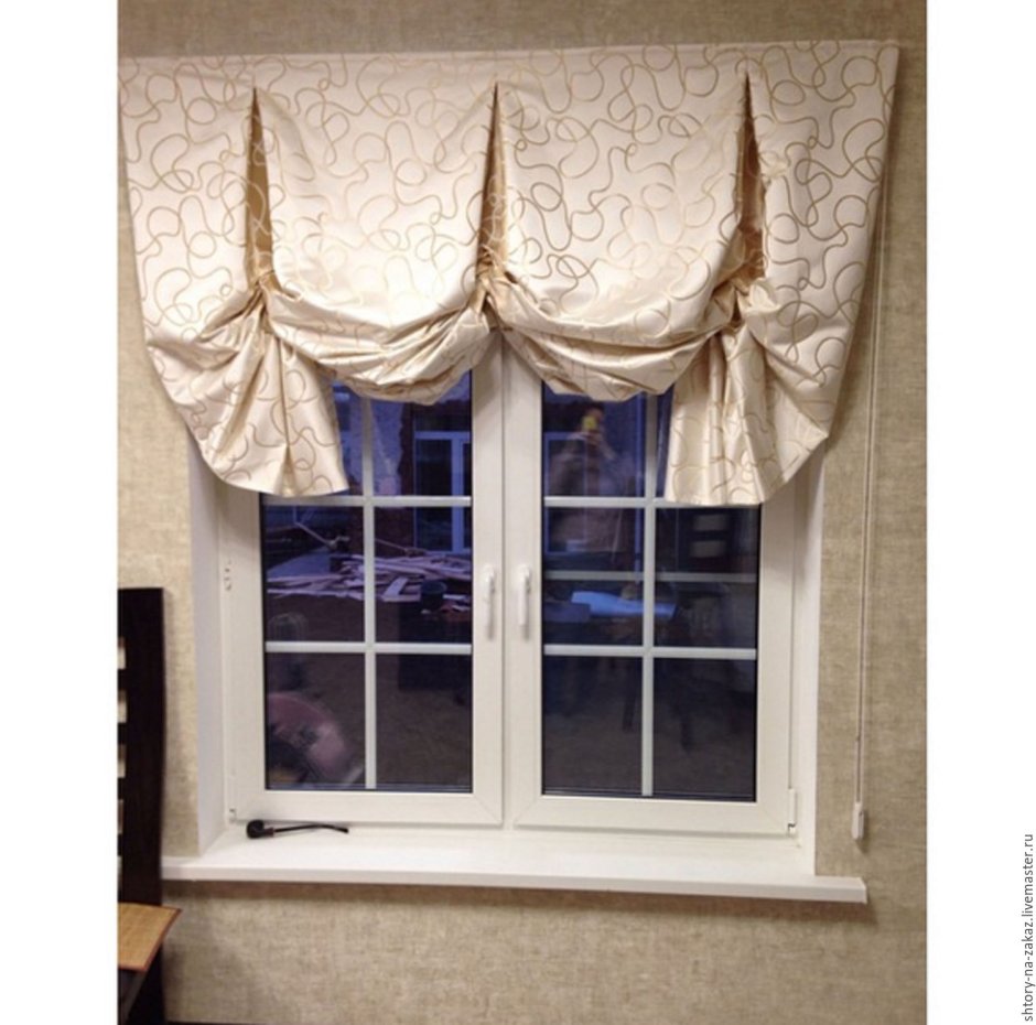 Шторы для эркера с ламбрекеном