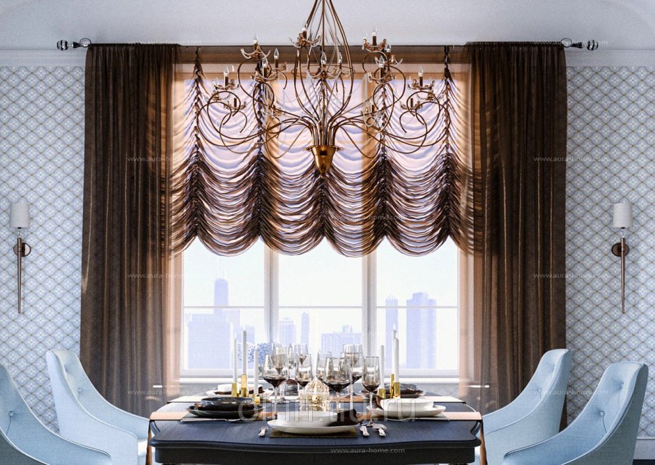 Австрийские Фестонные шторы