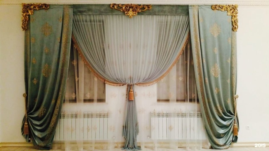 Макет штор классических