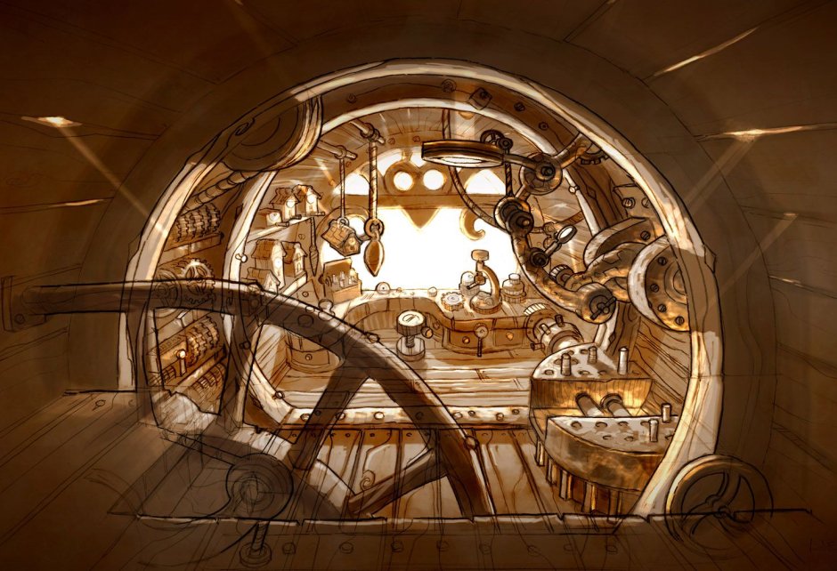 Домики в стиле стимпанк