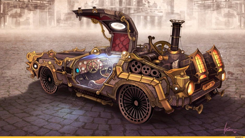 Интерьер в стиле дизельпанк