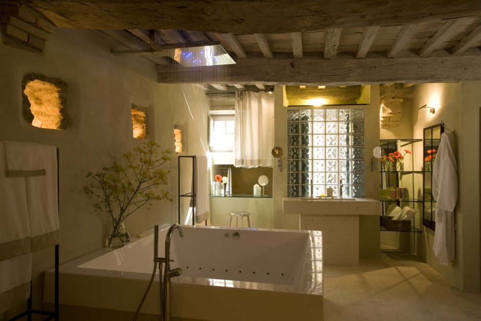 Ванная в средневековом стиле