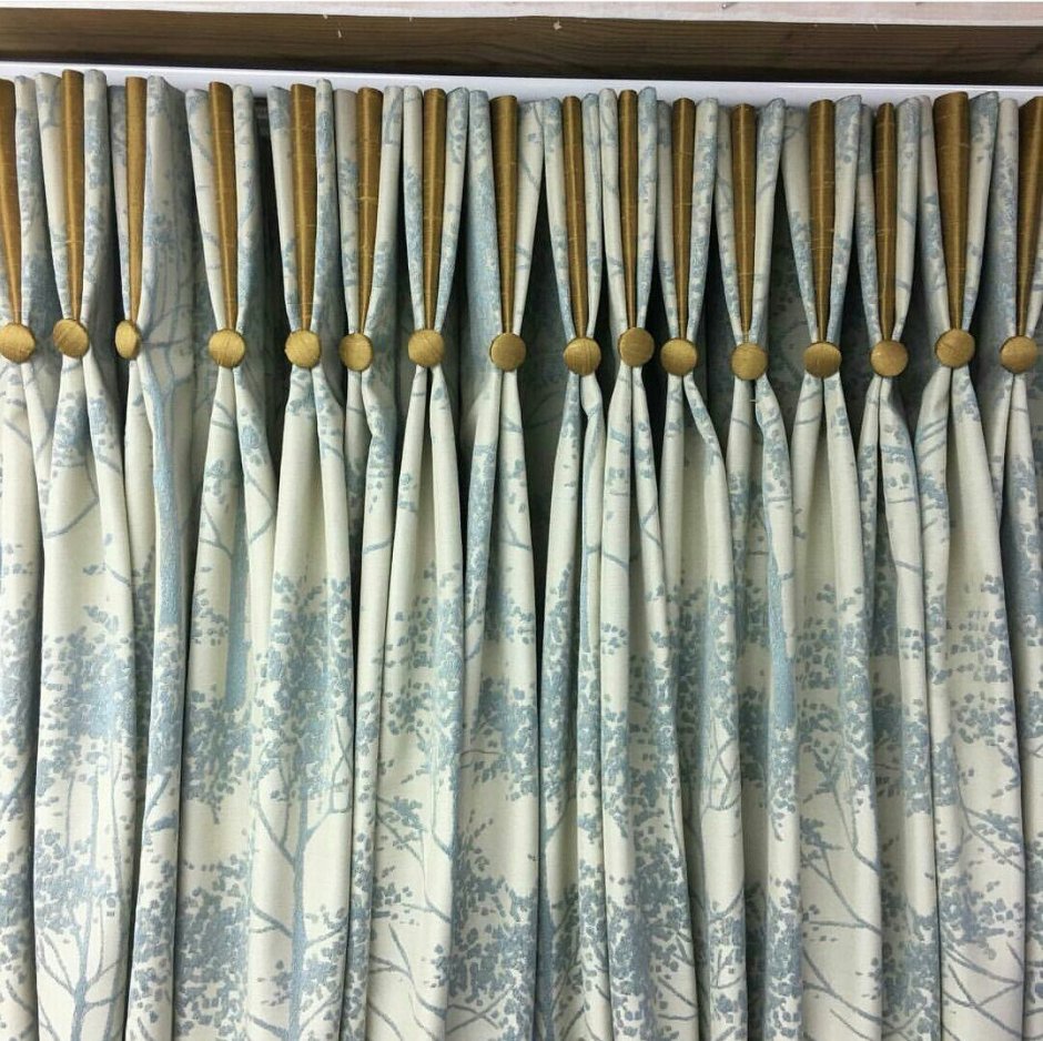 Фламандская складка на шторах