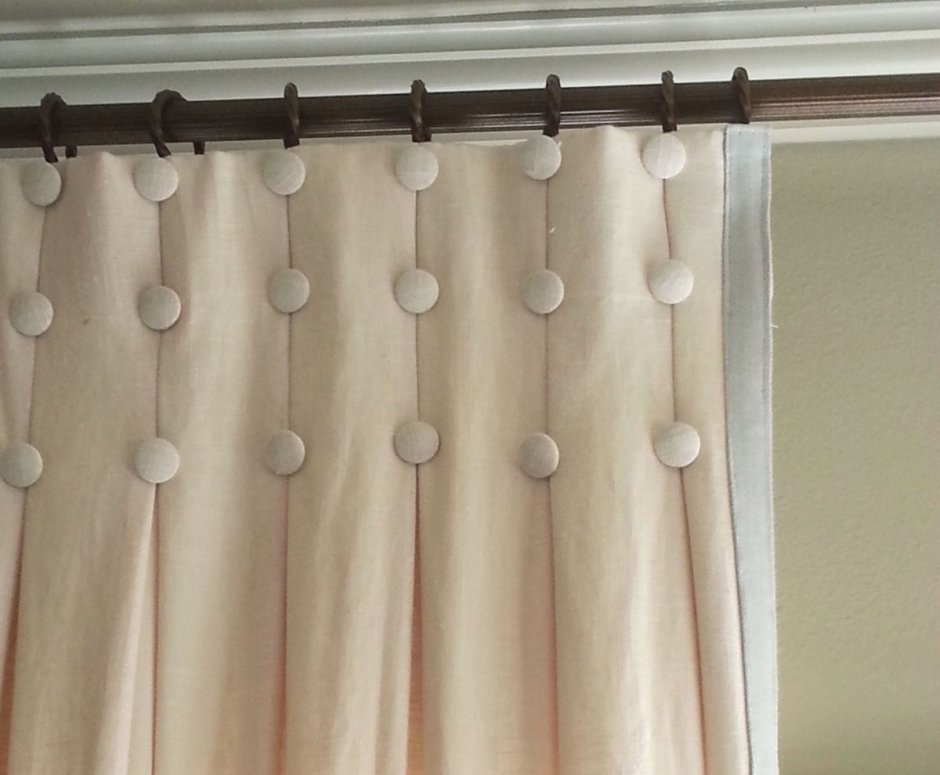 Шторы на пуговицах