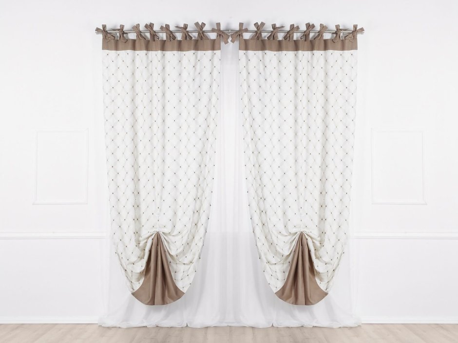 Тюль на петлях