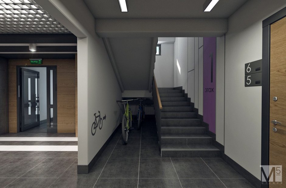 Отделка лестничного проема