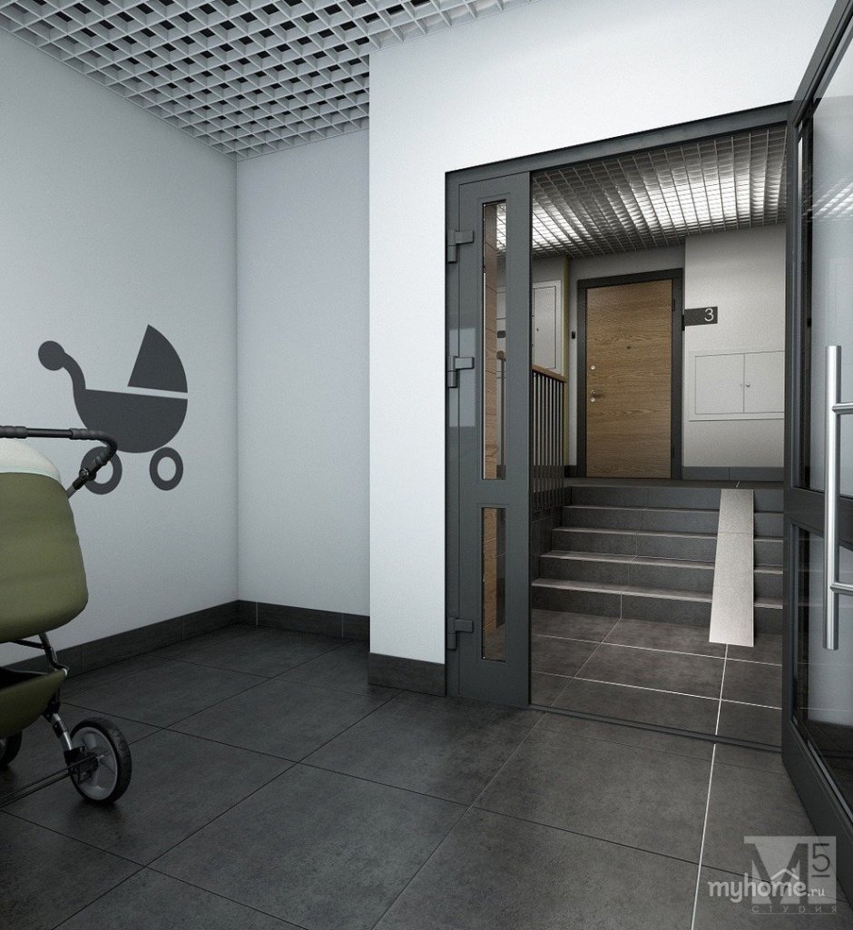Фойе с лифтом