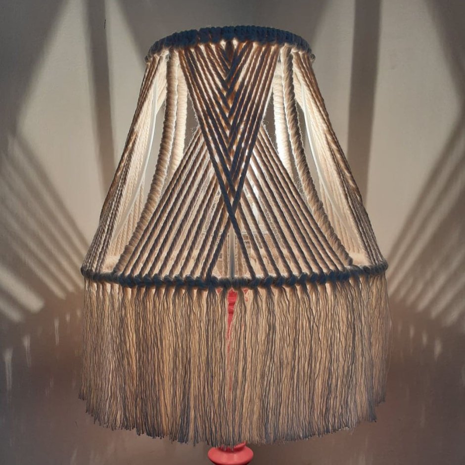 Кольца для абажура макраме