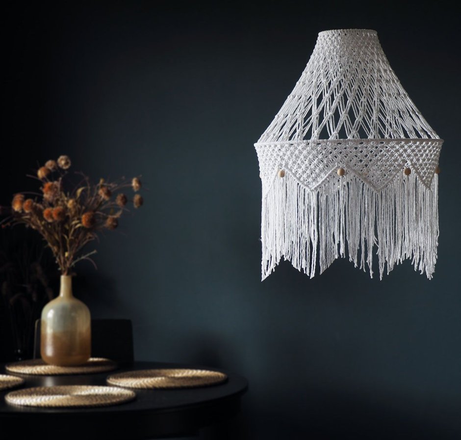 Абажур макраме