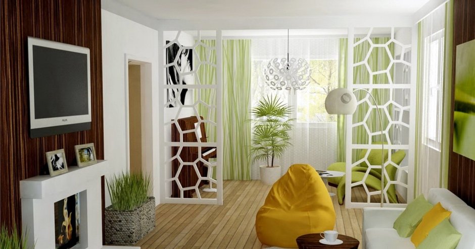 Разделение комнаты на зоны