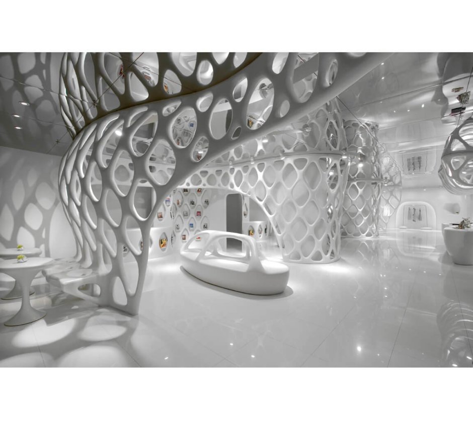 Бионика и в интерьере на стене