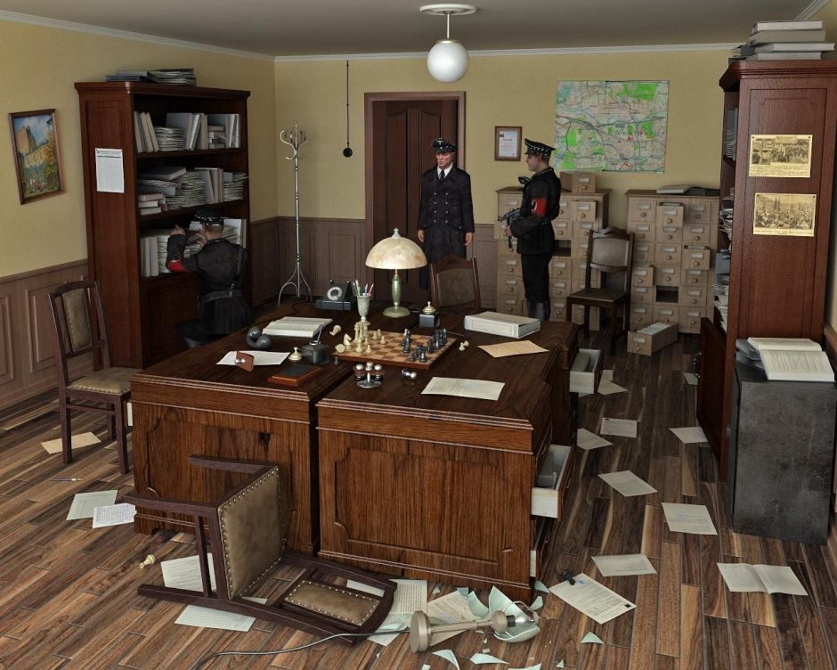 Интерьер кабинета в офисе