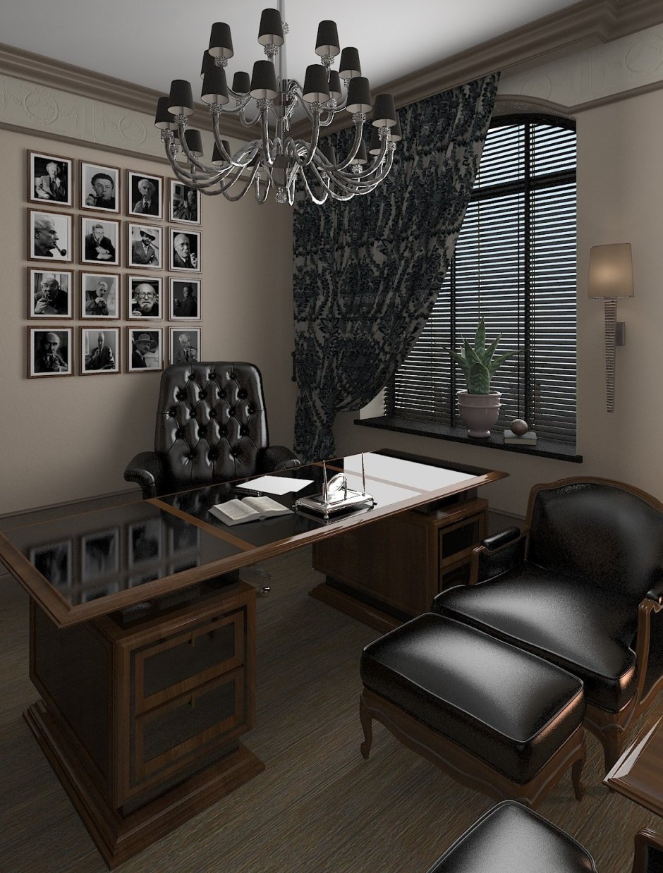 Кабинет директора школы аниме