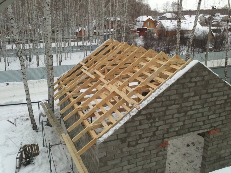 Стропильная система мауэрлат