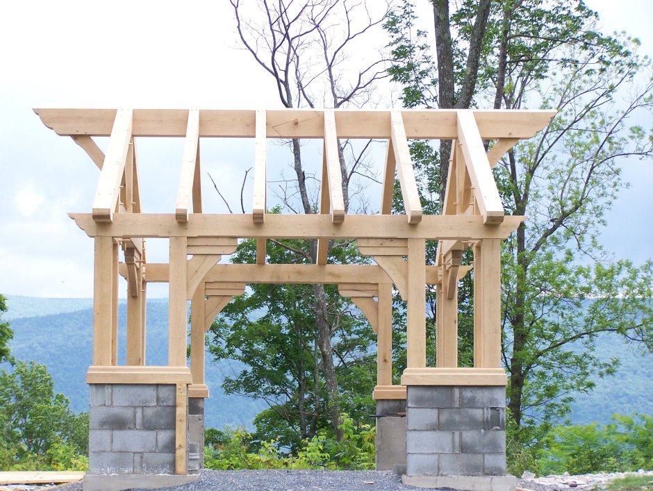 Беседка Тимбер фрейм