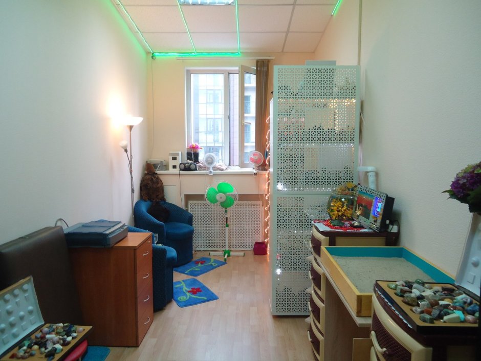 Зонирование кабинета психолога