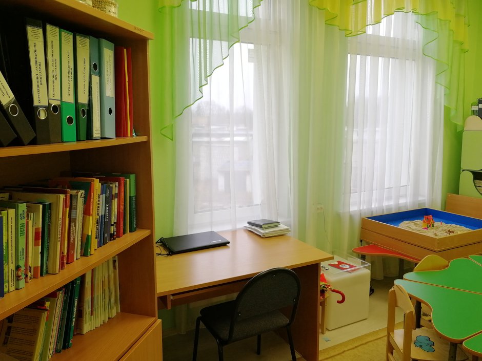 Интерьер кабинета психолога в школе