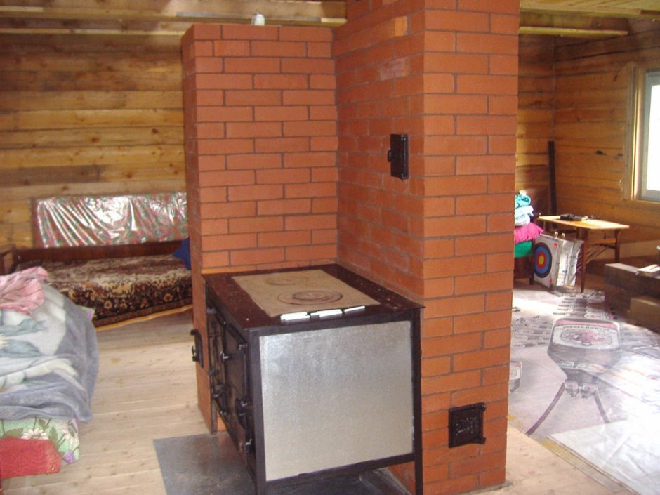 Печь для дома 6х6