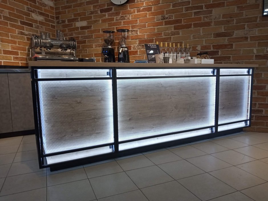 Барная стойка лофт из металла