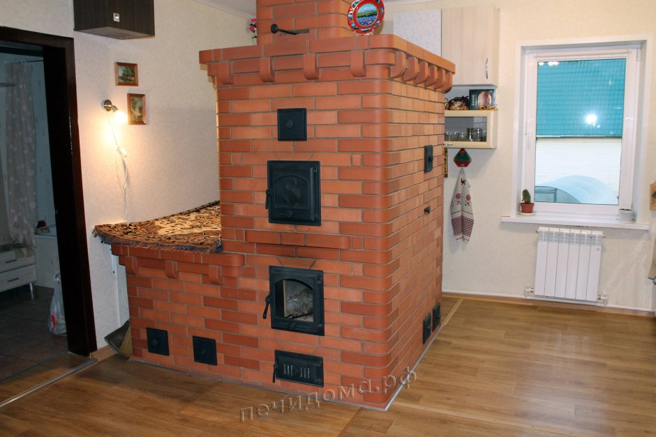 Хлебная печь с лежанкой Кузнецова