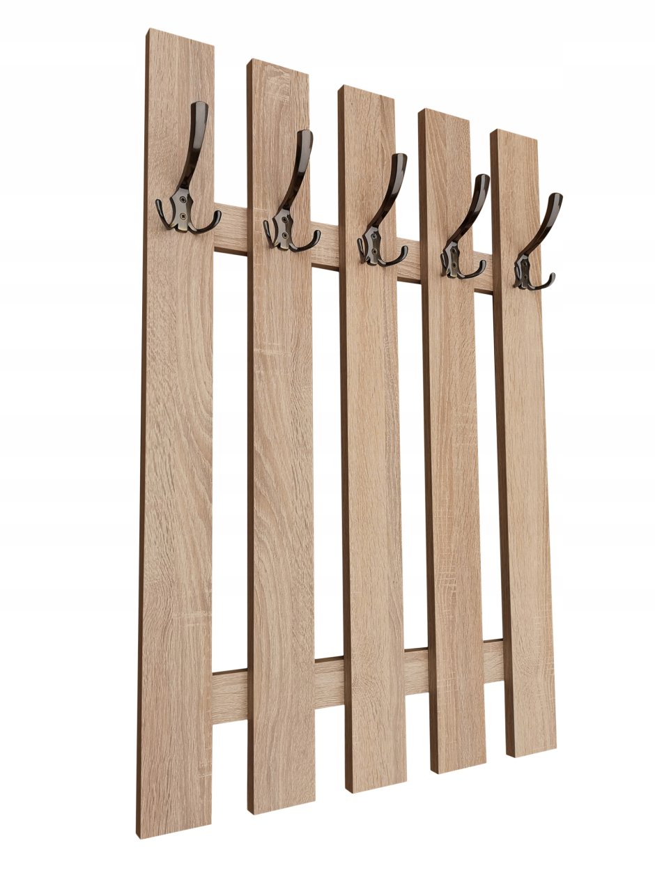 Вешалка из реек в прихожую