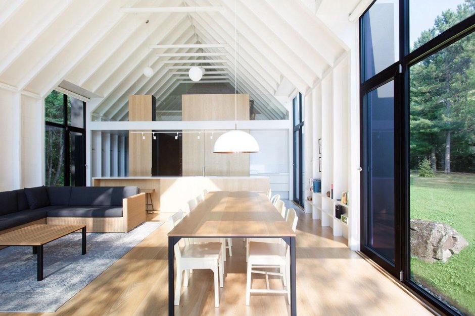 Разноуровневая гостиная