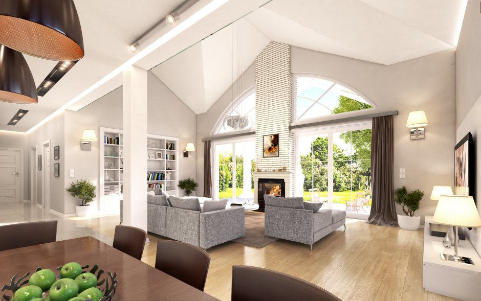 Барнхаус с антресолью